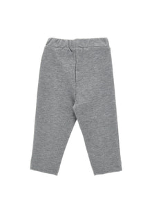 Girls | Milano Stitch Leggings | Grey/Pink