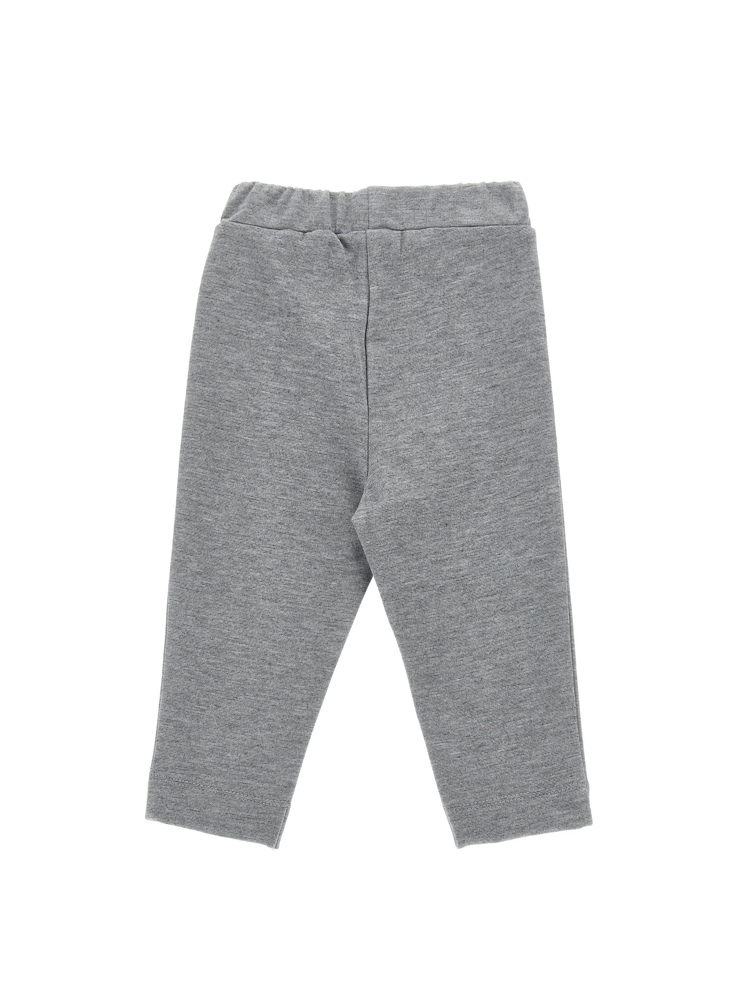 Girls | Milano Stitch Leggings | Grey/Pink