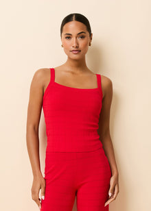 Lenny Tank Lipstick Red - Solid & Striped