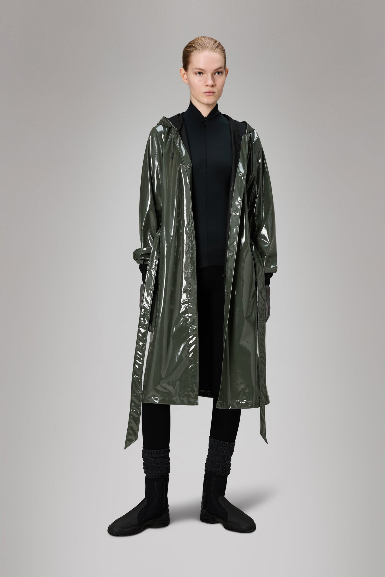 RAINS A-Line Longer W Jacket Swamp Jacket