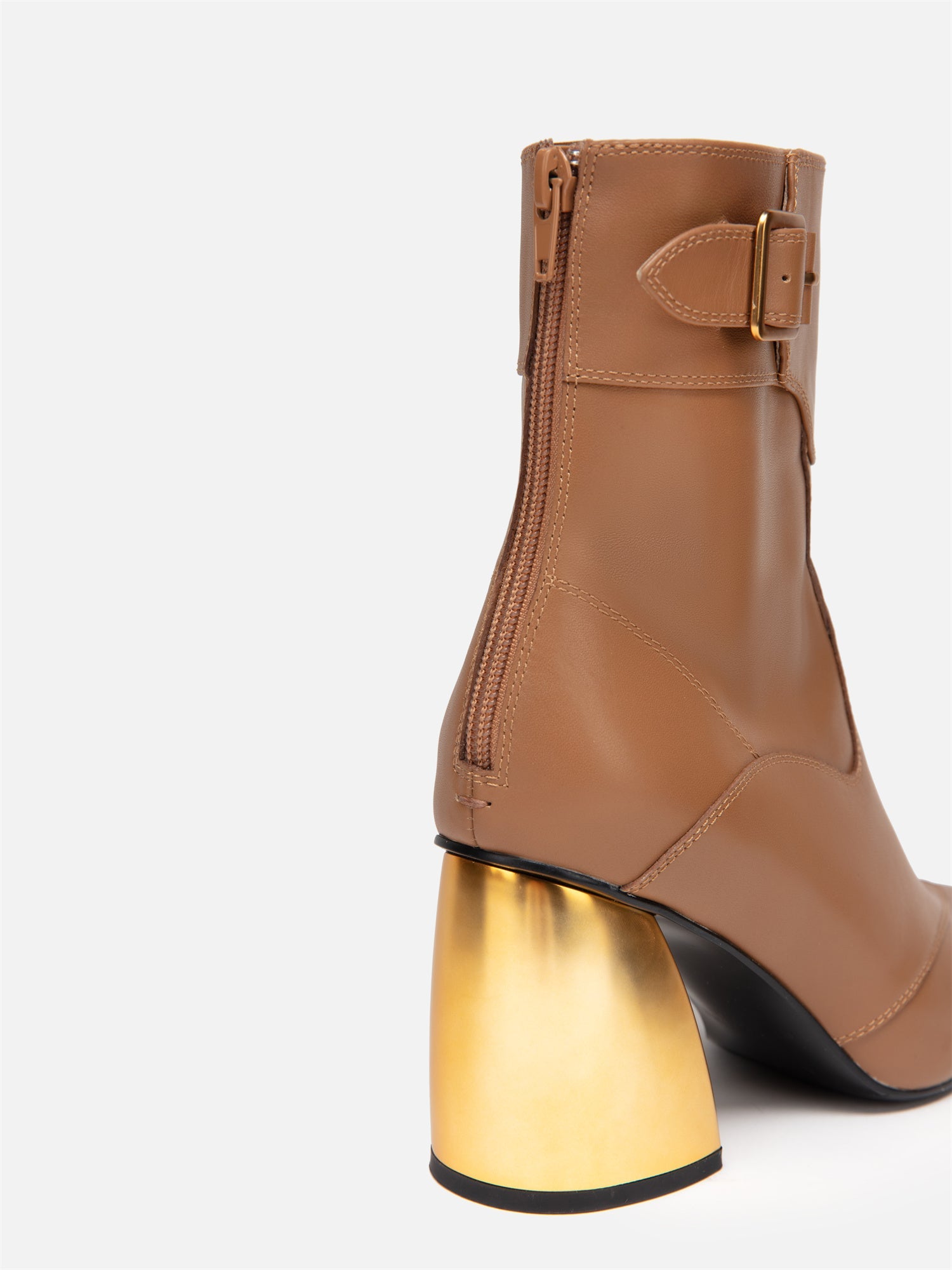 Mid-Calf Boots | Brown