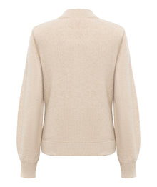 Button Cardigan | Beige