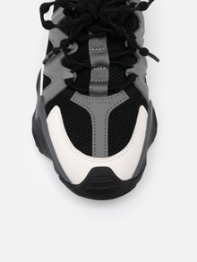 Lace-Up Sneakers | Black