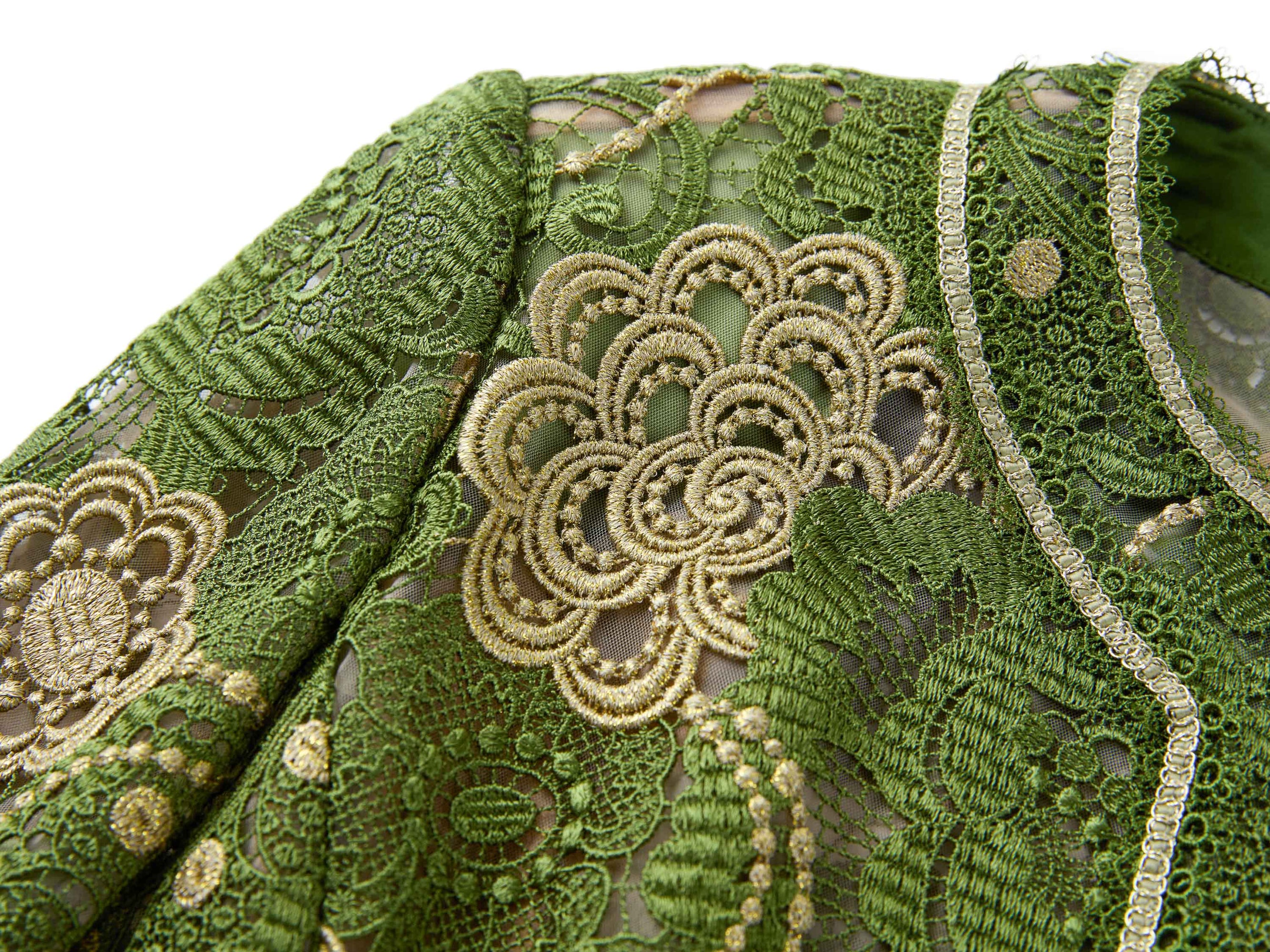 Floral Pattern Jacket | Green
