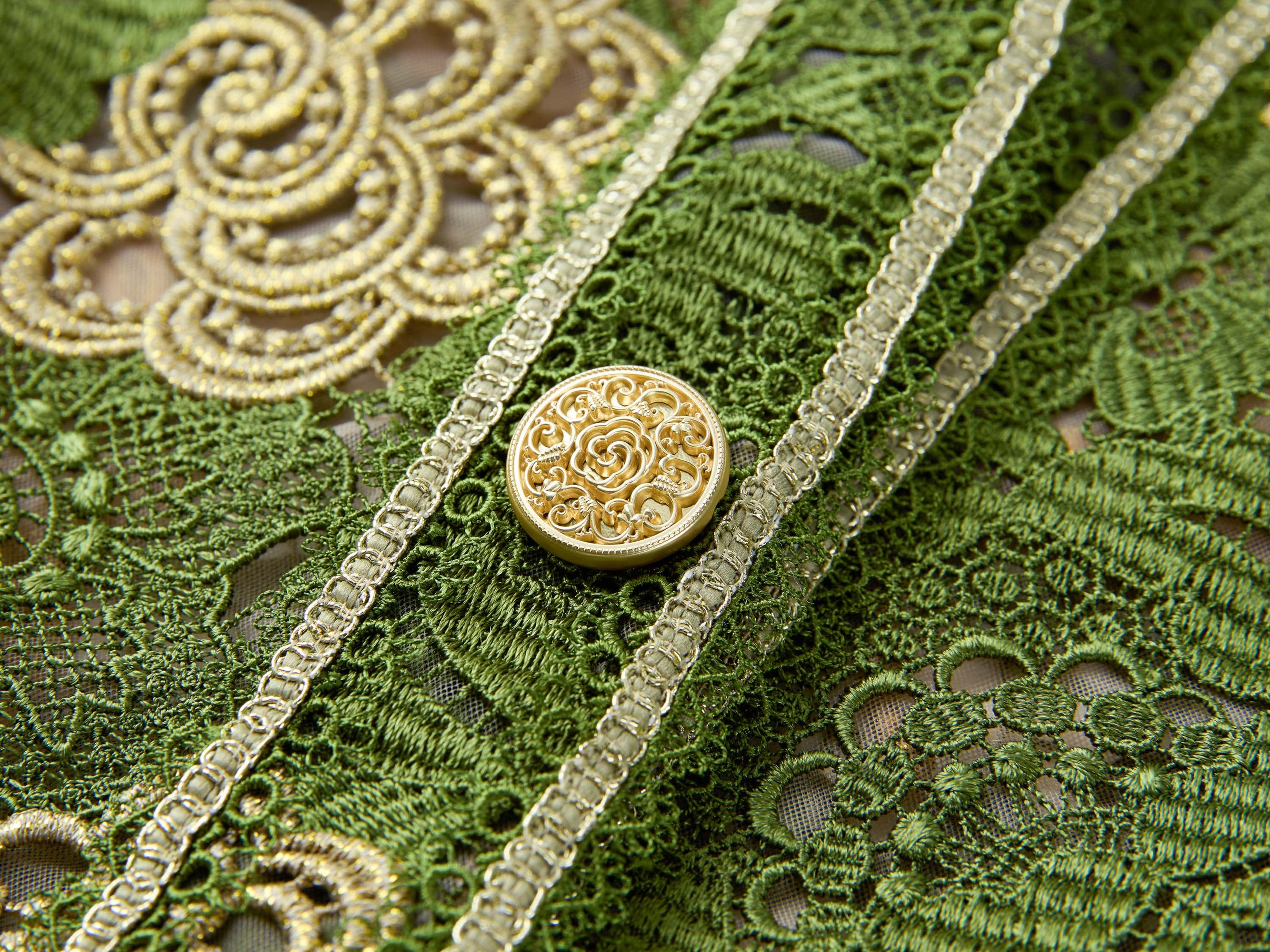 Floral Pattern Jacket | Green