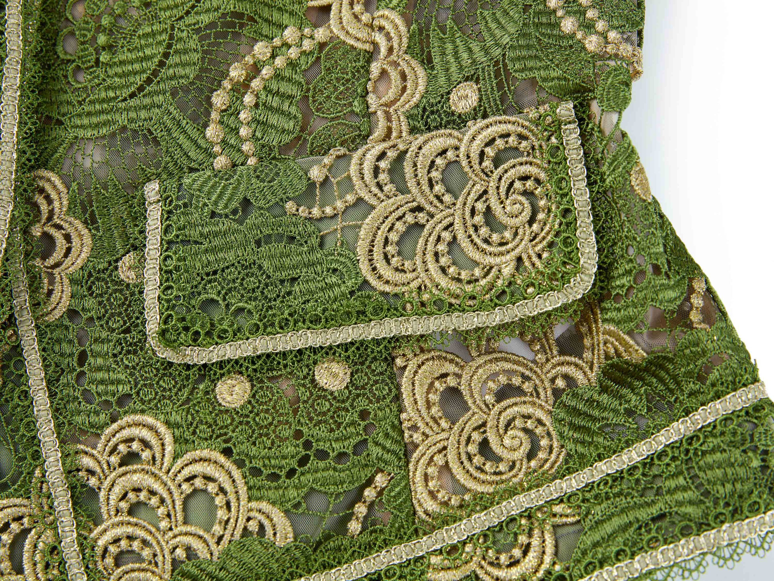Floral Pattern Jacket | Green