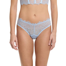 Sheer Seduction Natural Rise Thong | Touch The Sky (Blue)