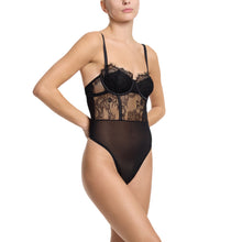 Sheer Seduction Bodysuit | Black