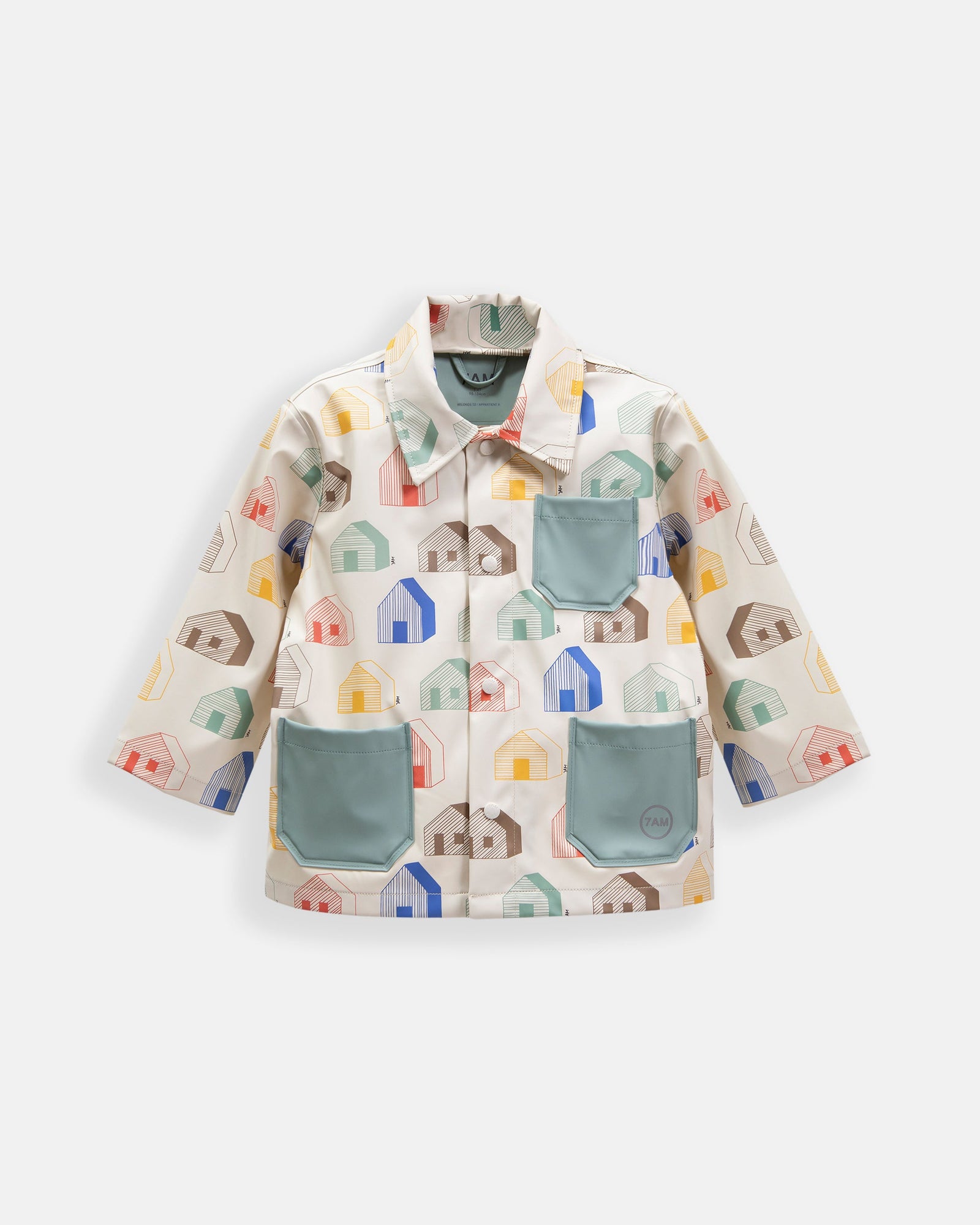 Rainy Houses Teal//
