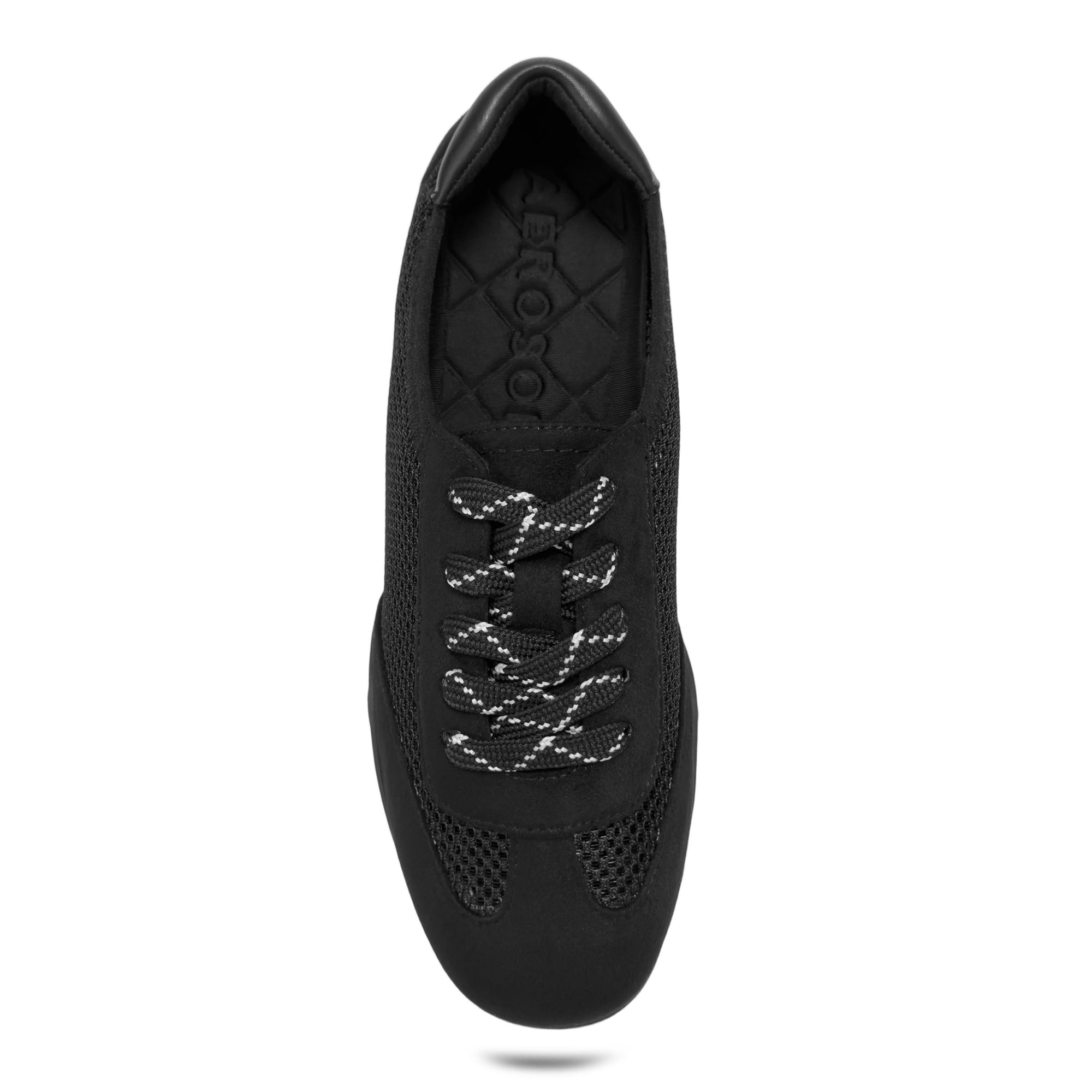 Opal Sport Sneaker | Black Mesh/Faux Suede