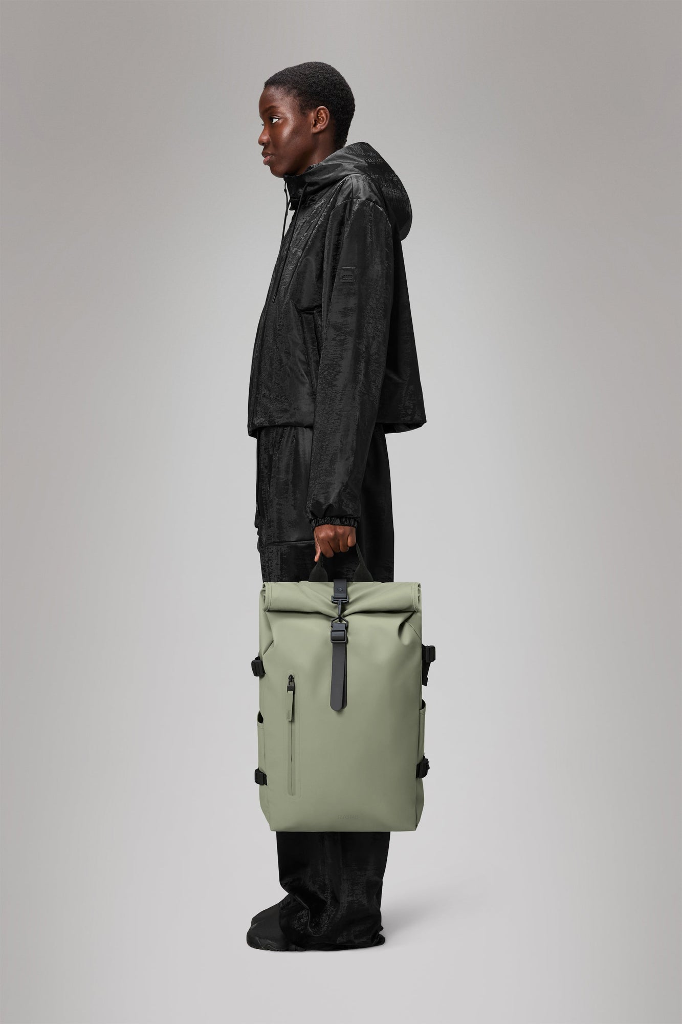 RAINS Rolltop Rucksack Large Drift 23L H63 x D14 x W32 cm Backpack