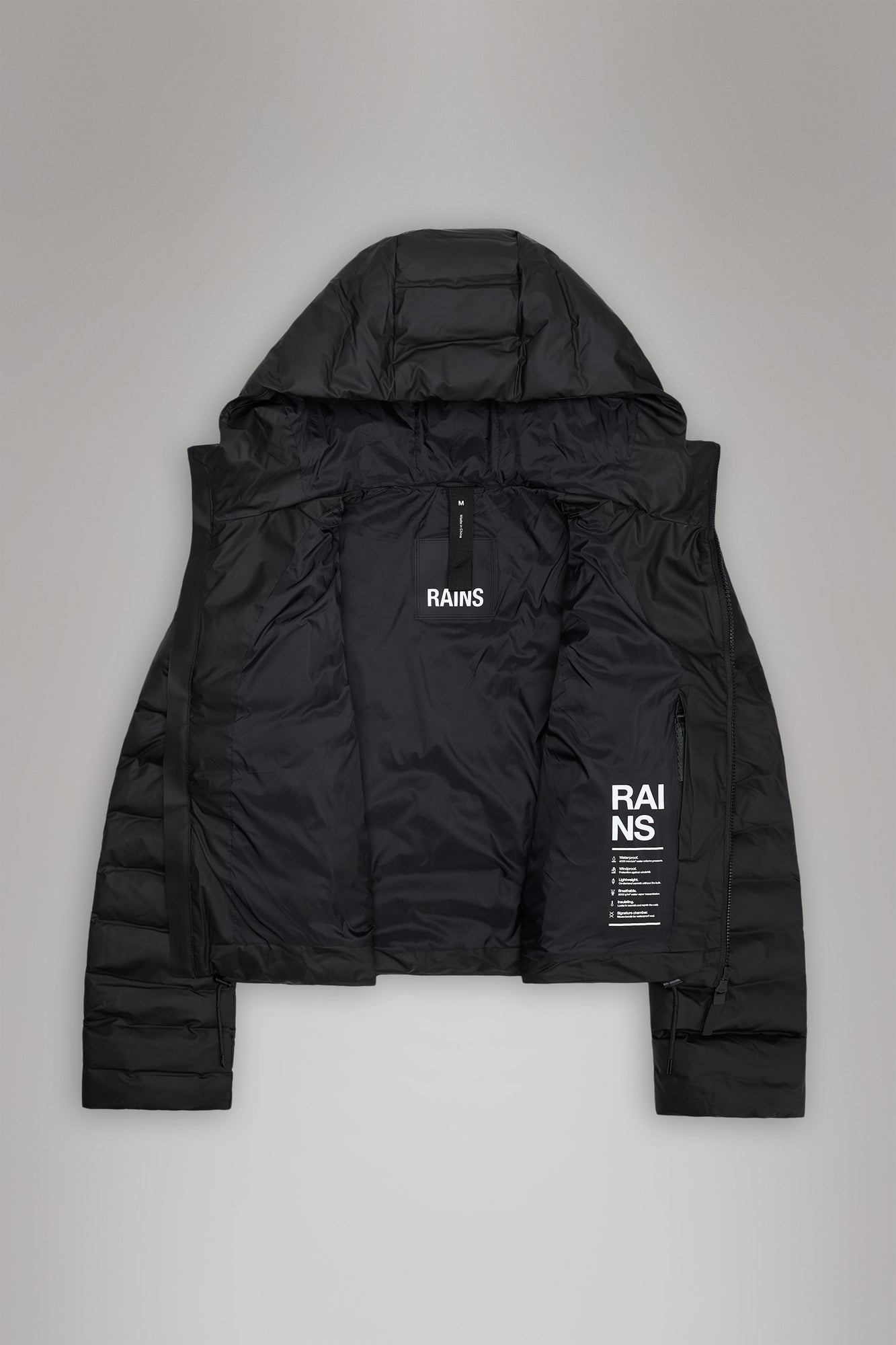 Rains Lohja Short Puffer Jacket Swamp Jacket