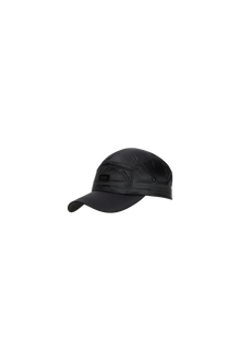 RAINS 5 Panel Ripstop Cap Black Headwear