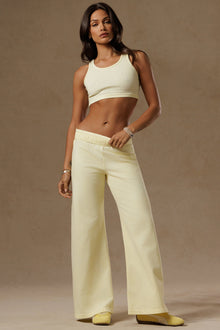 Women | Vintage Fitted Ribbed Crop Tank | Sunwash
