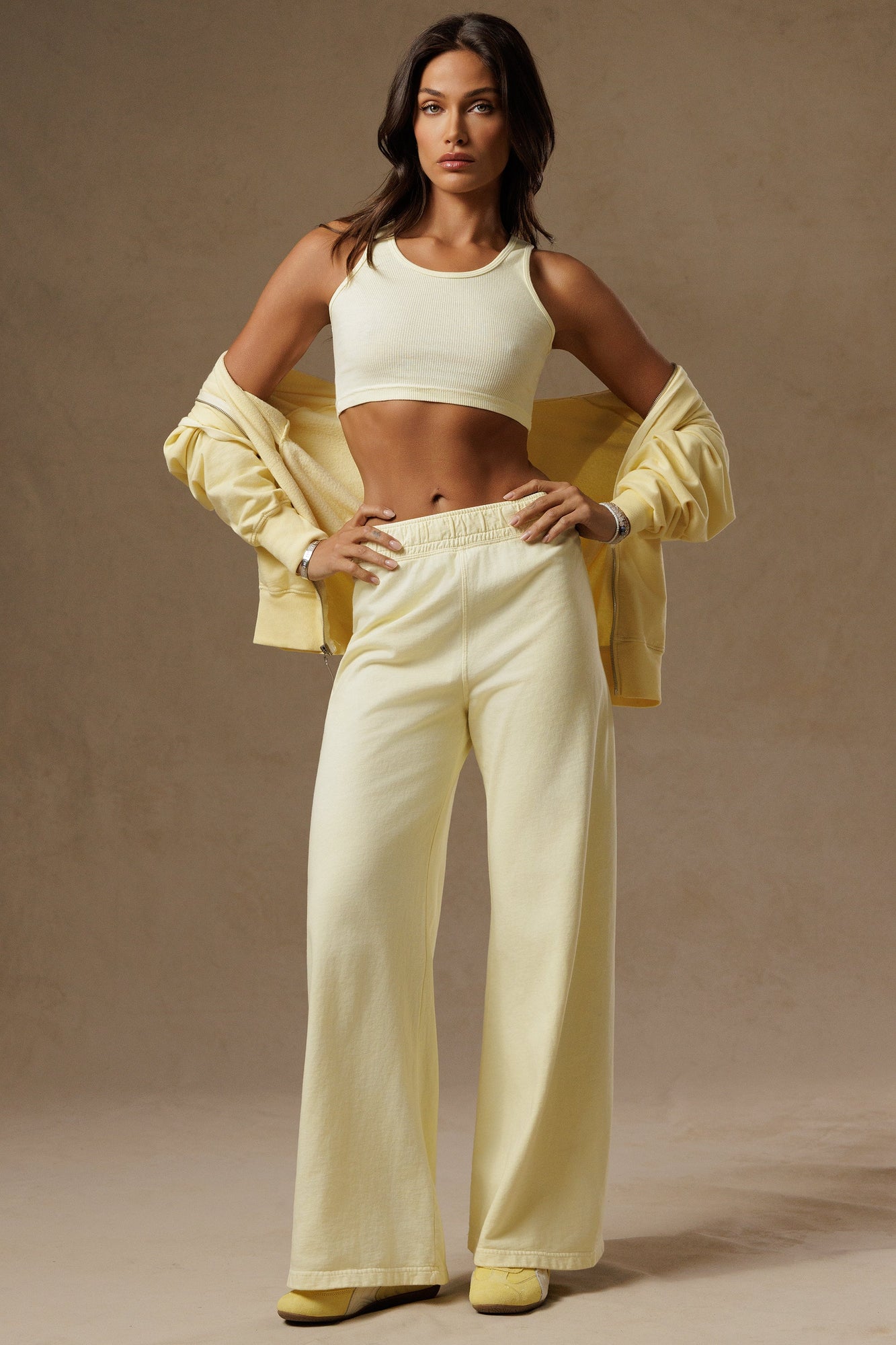 Women | Vintage Fitted Ribbed Crop Tank | Sunwash