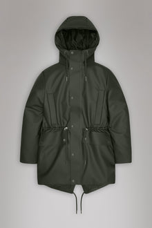 Rains Nome String W Parka Green Jacket