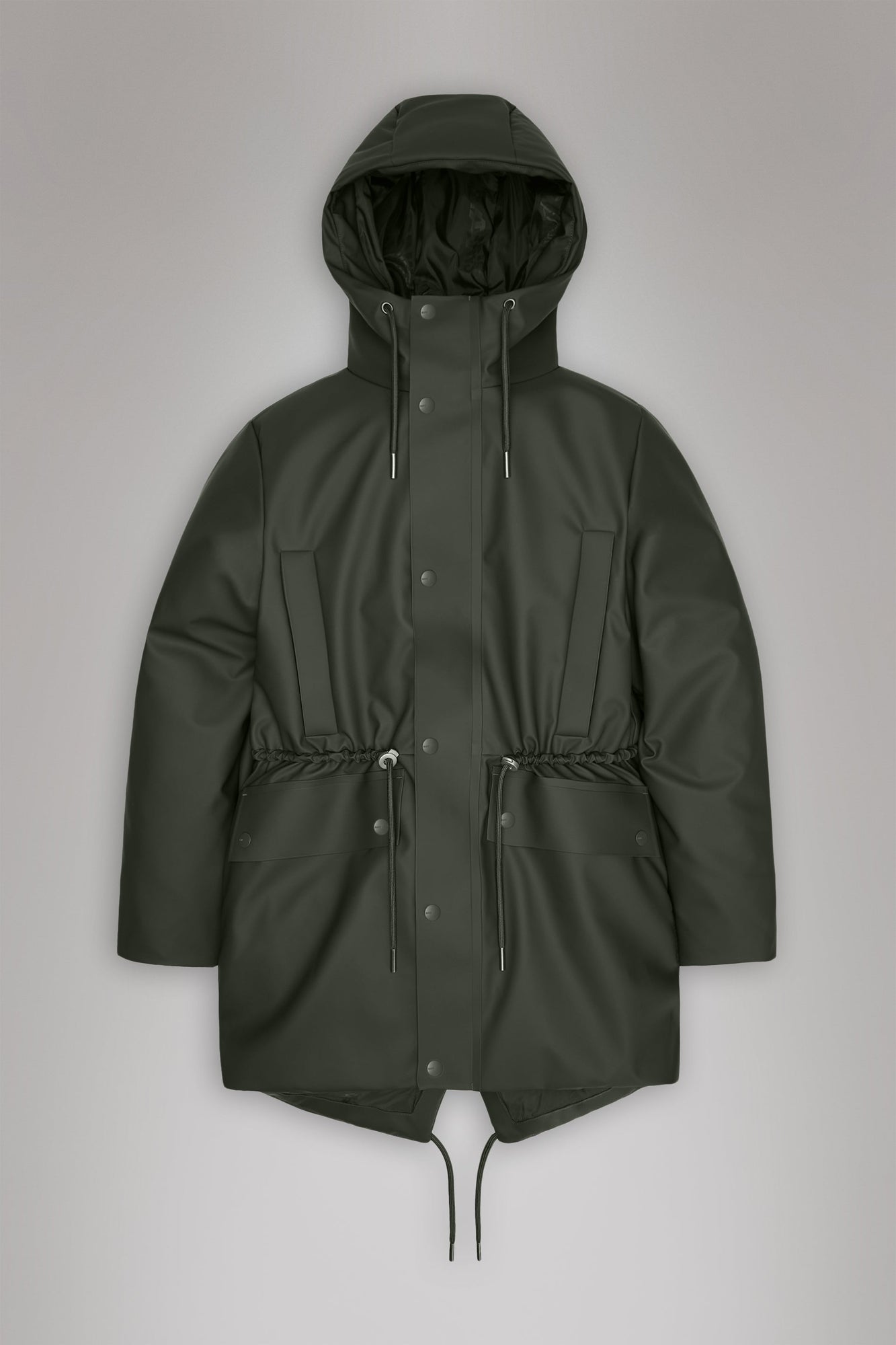 Rains Nome String W Parka Green Jacket