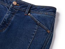 High-Waisted Straight Leg Flared Jeans | Blue