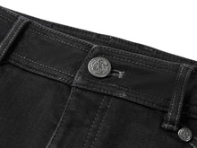 Straight Leg High-Waisted Flared Jean | Black