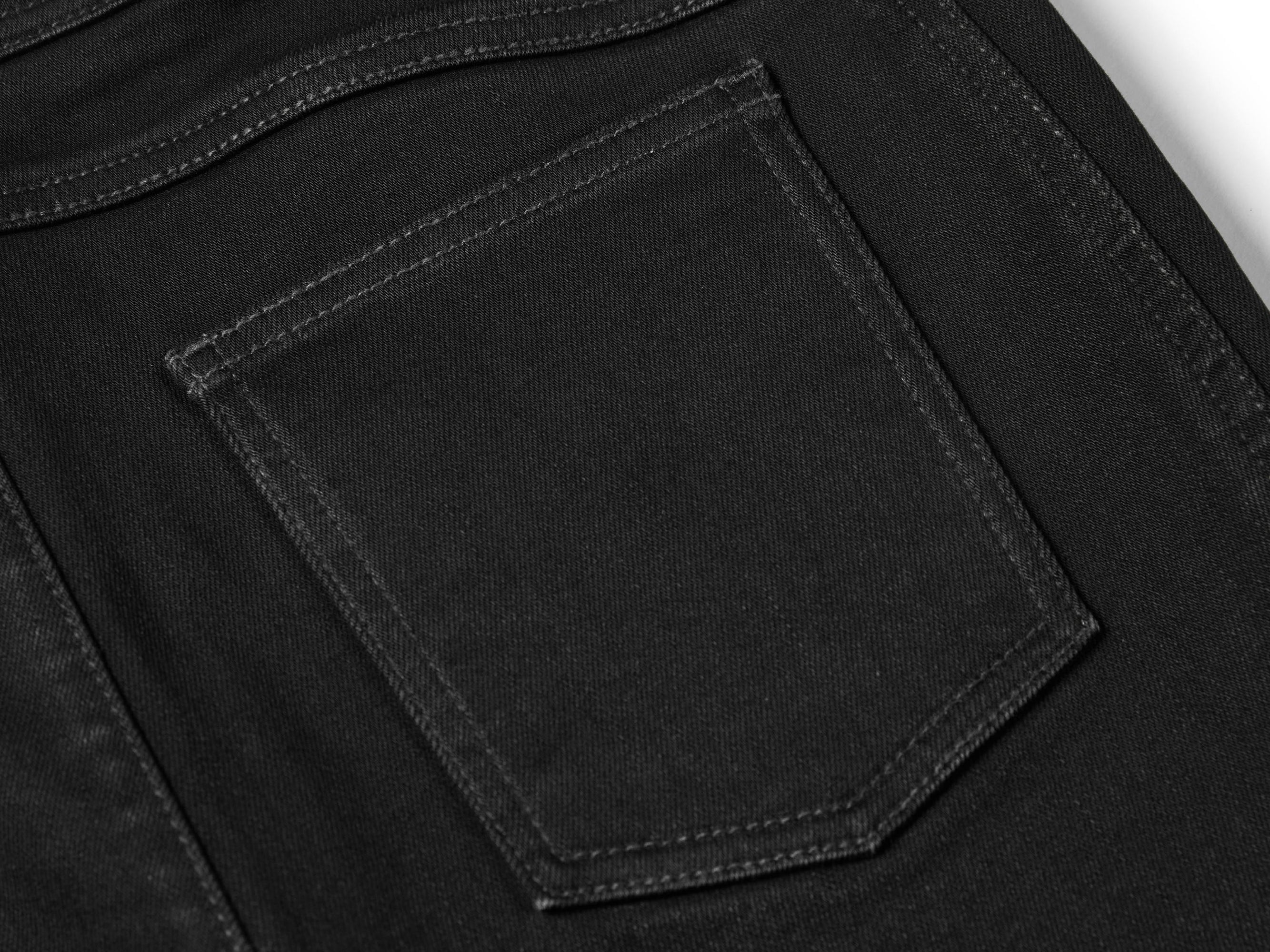 Straight Leg High-Waisted Flared Jean | Black
