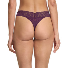 Signature Lace Original Rise Thong | Stone Fruit (Purple)