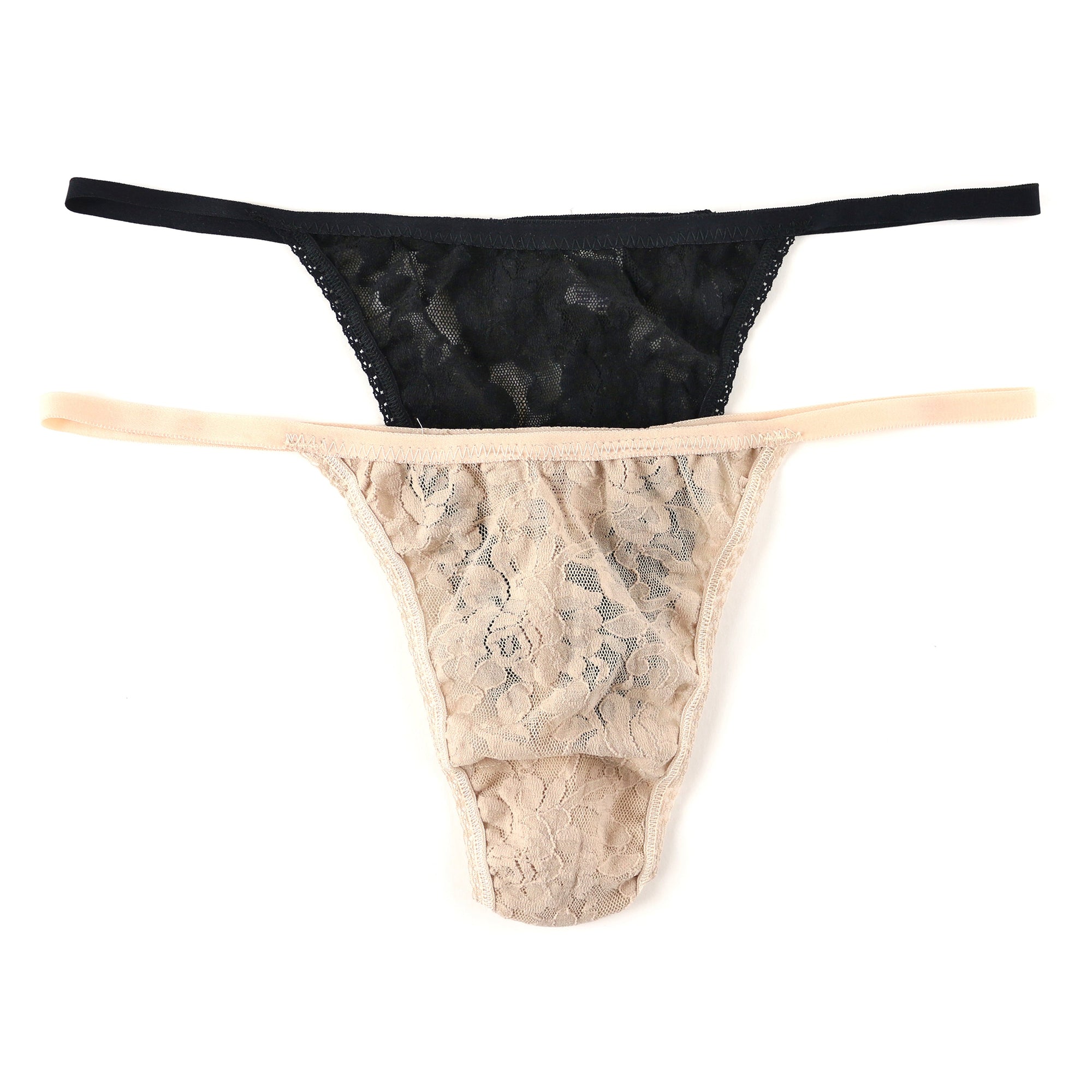 2-Pack Hi-Rise G-String | Black-Chai