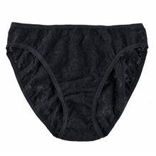 Signature Lace High Cut Brief | Black