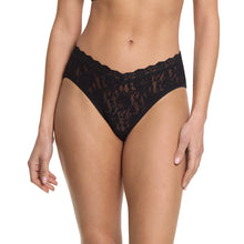 Signature Lace V-Front Brief | Black