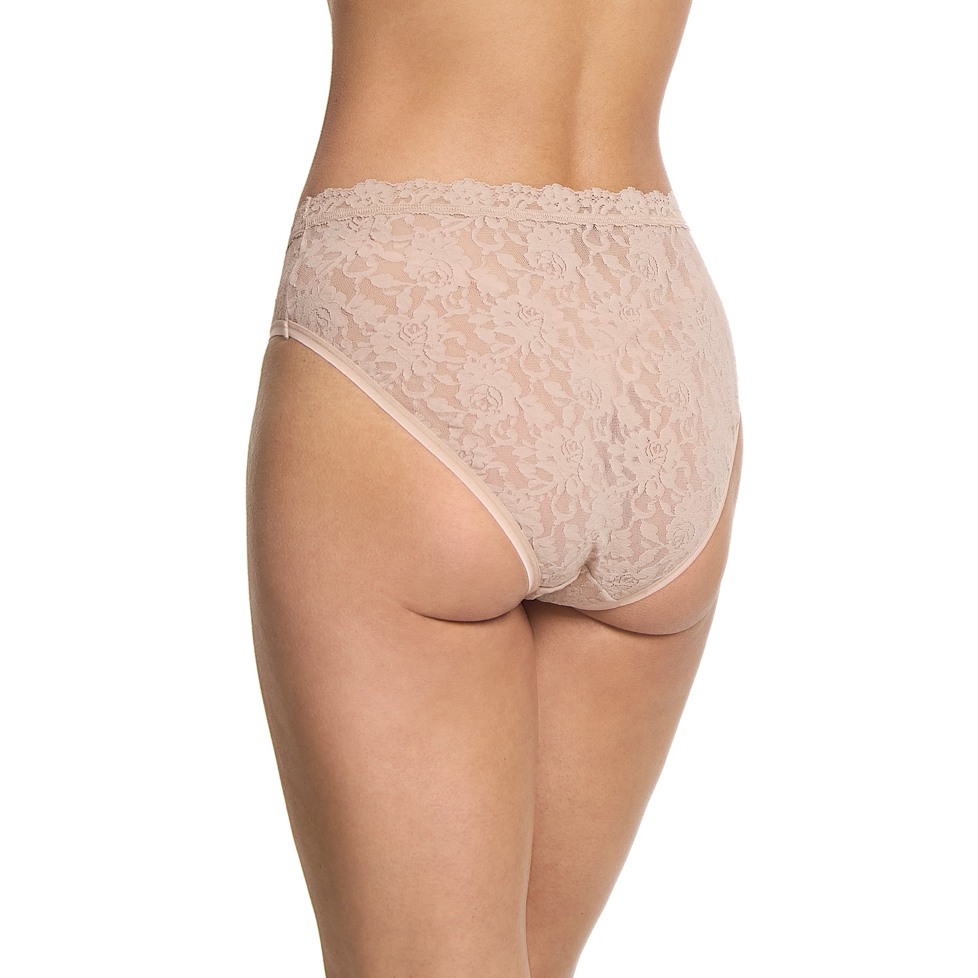 Signature Lace V-Front Brief | Chai
