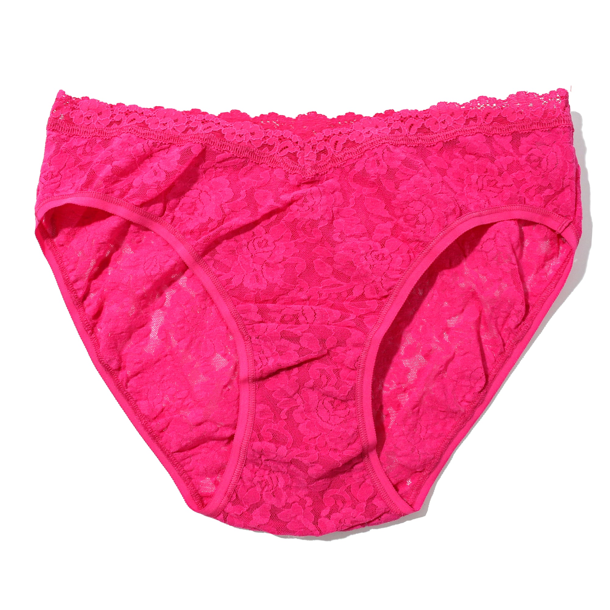 Signature Lace V-Front Brief | Un-Beet-Able (Pink)