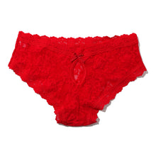 Signature Lace Keyhole Cheeky | Red