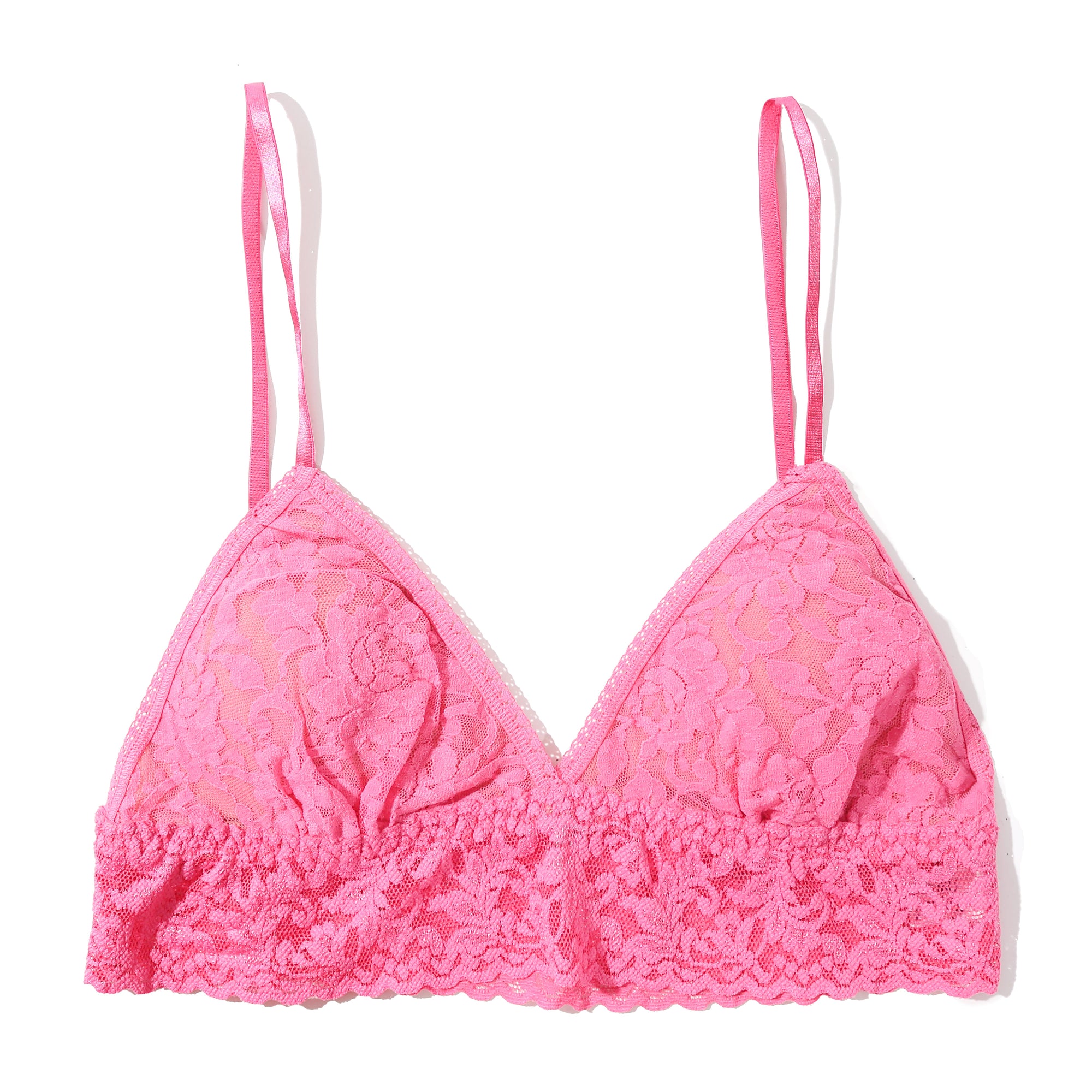 Signature Lace Padded Bralette | Amused (Pink)