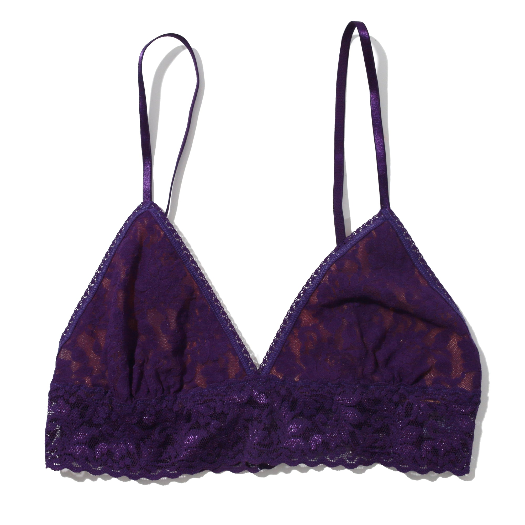 Signature Lace Padded Bralette | Snow Day (Purple)
