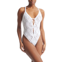 Racy Open Teddy | White