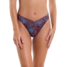 Signature Lace Original Rise Thong & Saxx Boxer Brief | Shadow Tropics (Brown)