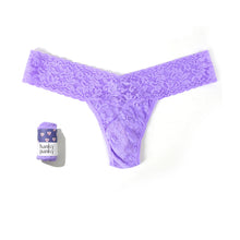 Signature Lace Low Rise Thong - II | Electric Orchid
