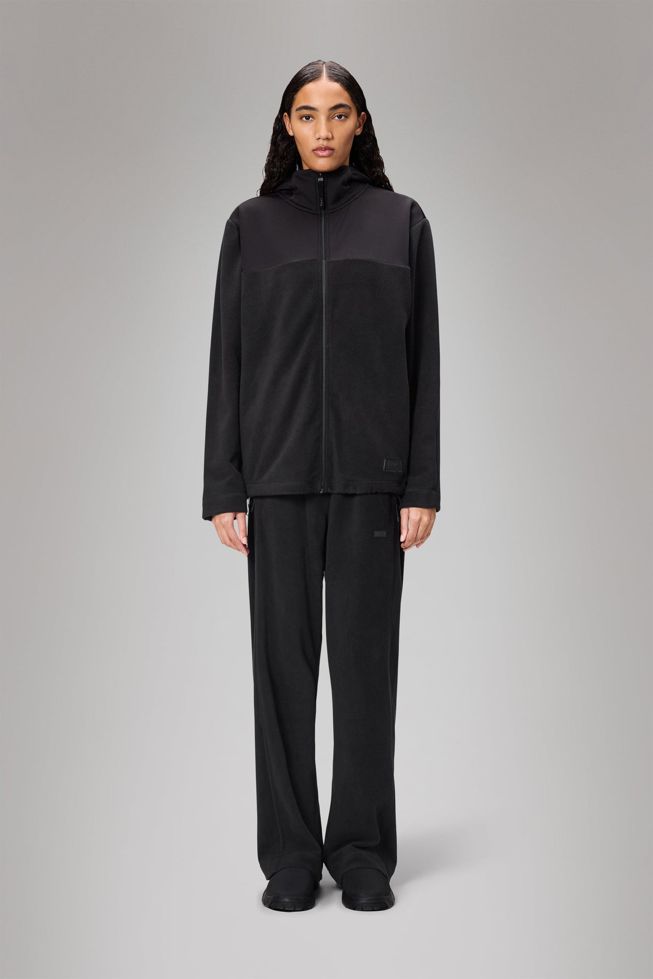 RAINS Sintra Fleece Reverse Jacket Black Jacket