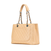 Chanel | Pre-Owned Caviar Grand Shopping Tote | Brown/Light Beige