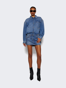 Women | alexanderwang | Pre-styled Denim Shirt Dress Vintage Light Indigo