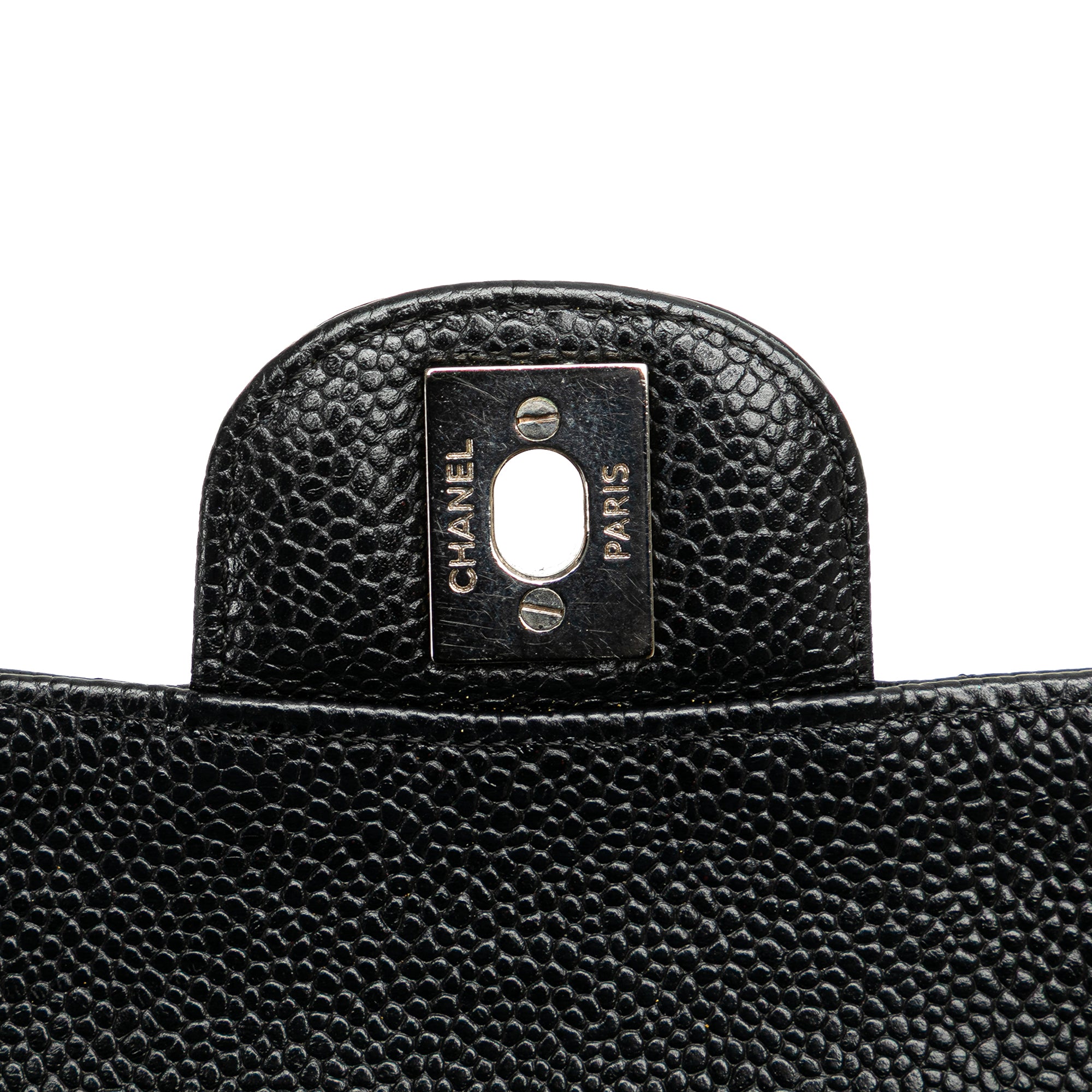 Chanel | Pre-Owned Medium Classic Caviar Double Flap | Black