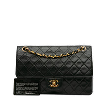 Chanel | Pre-Owned Medium Quilted Lambskin Double Flap | Black