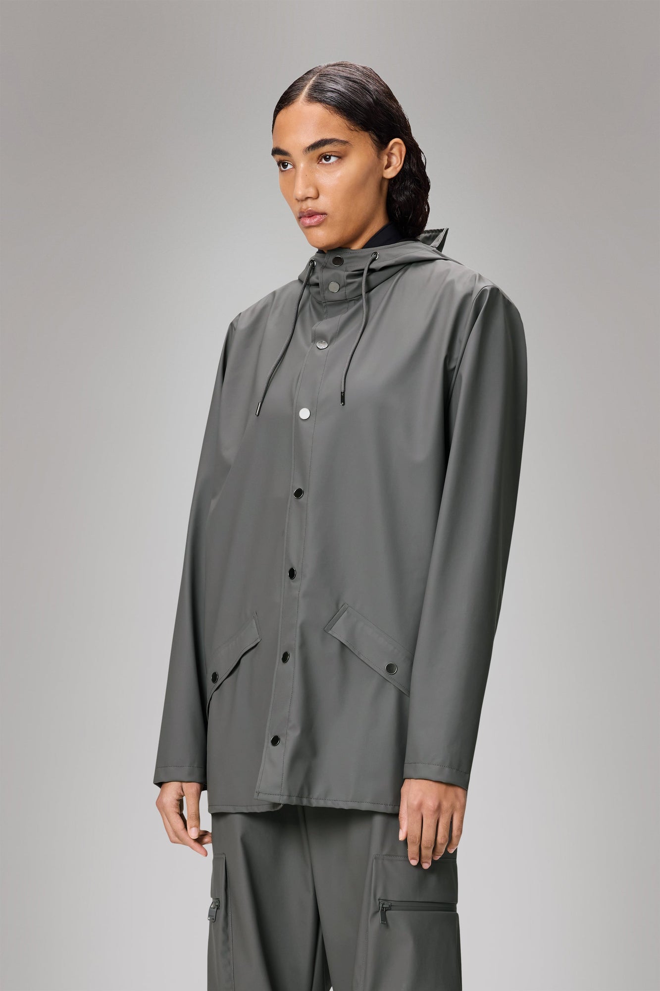 RAINS Jacket Grey Jacket
