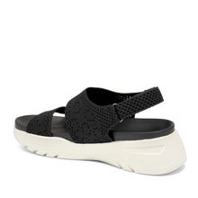 Helsea Sandal Sport | Black Lace Knit