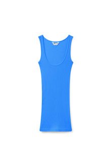 Women | Vintage Scoop Neck Extra Long Tank | Marina