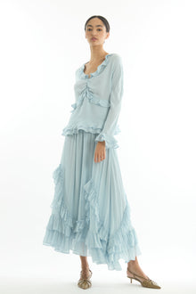 Sander Blouse | Powder Blue