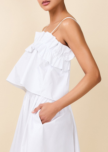 Womens | Sophie Top Poplin | Optic White