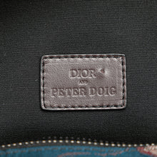 Dior | Pre-Owned Peter Doig Denim Camouflage Soft Saddle Bag | Brown