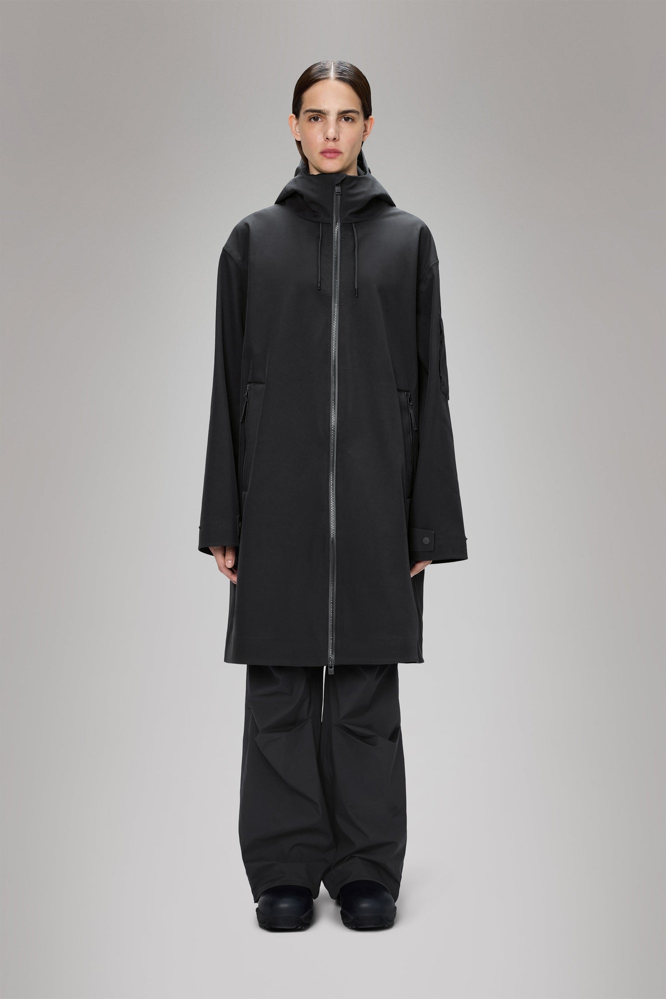 RAINS Suva Vision Softshell Jacket Black Jacket