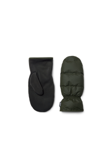 RAINS Lohja Puffer Mittens Green Gloves
