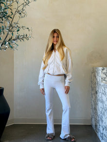 Women | Be Kind * Rolldown Bootleg Flare Pant | Oatmeal